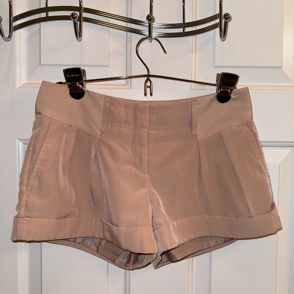 Express High Waist Women's Shorts in Blush, Size 0